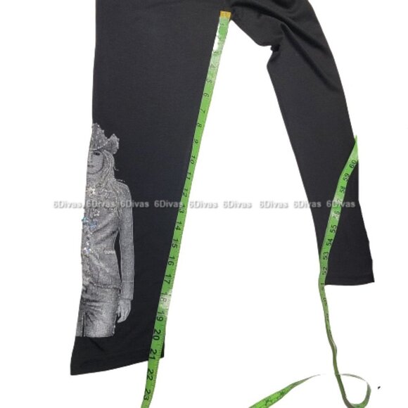 Teens Kids Black Leggings Elastic Waist Black Leggings - Size XS, S -  NEW! - Picture 13 of 14